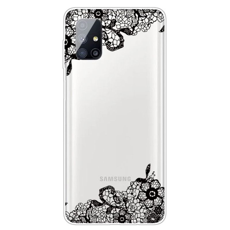 Coque Samsung Galaxy M51 Dentelle Fine