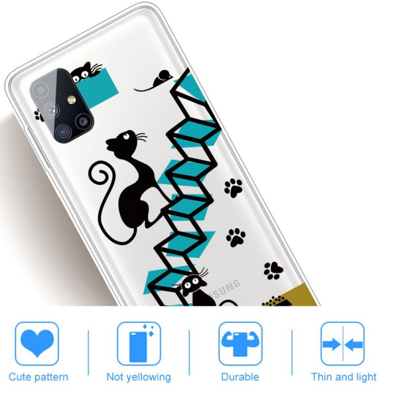 Coque Samsung Galaxy M51 Drôles De Chats