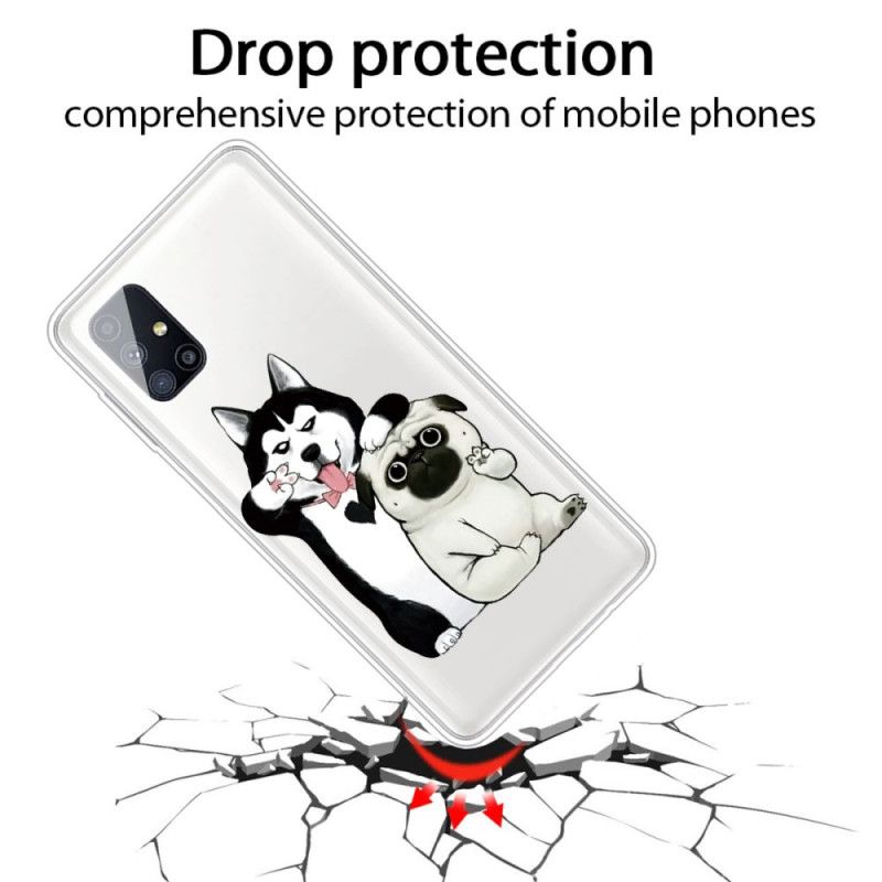 Coque Samsung Galaxy M51 Drôles De Chiens