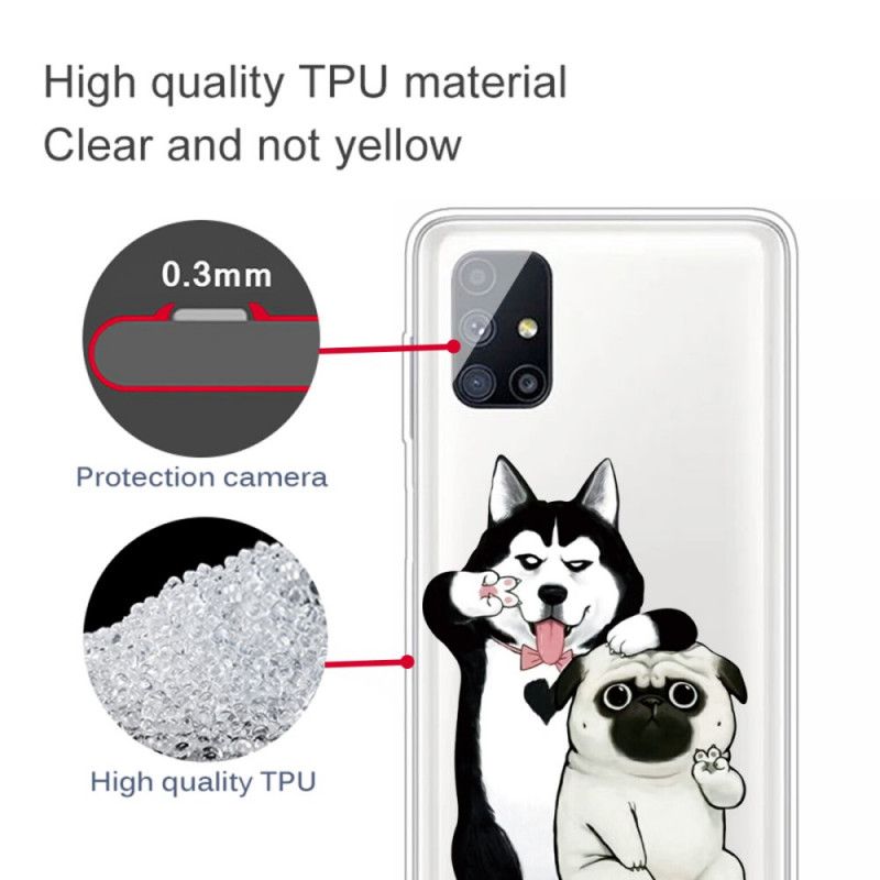 Coque Samsung Galaxy M51 Drôles De Chiens