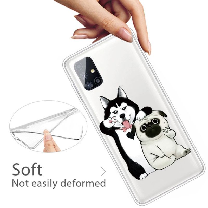 Coque Samsung Galaxy M51 Drôles De Chiens