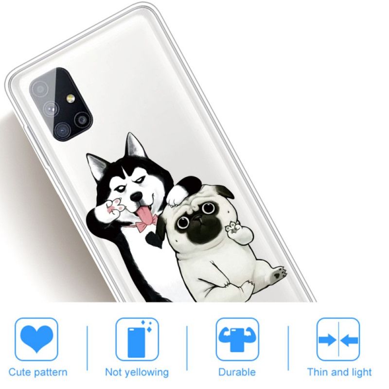 Coque Samsung Galaxy M51 Drôles De Chiens