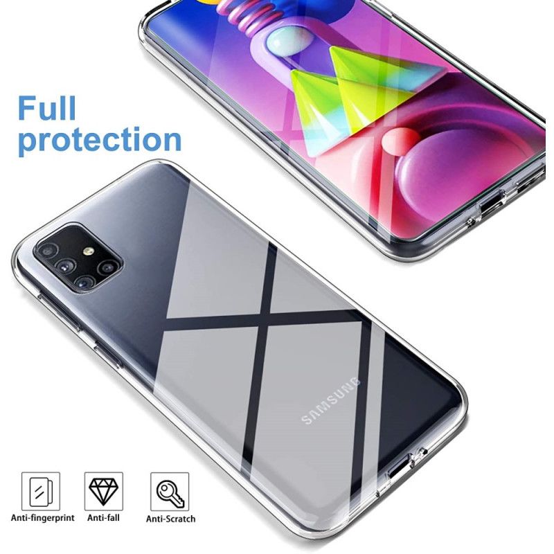 Coque Samsung Galaxy M51 Coque Et Verre Trempée Écran