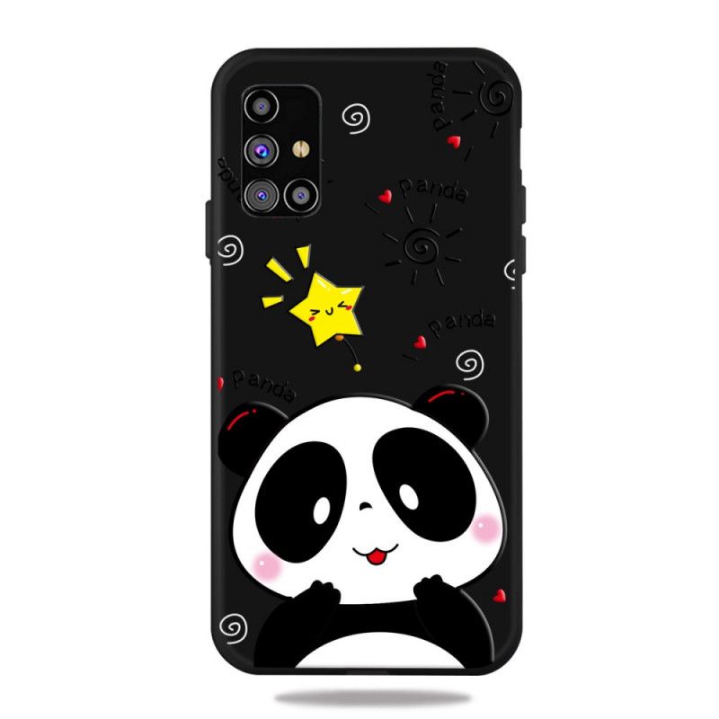 Coque Samsung Galaxy M51 Étoile Panda