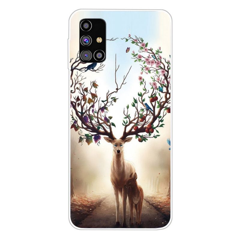 Coque Samsung Galaxy M51 Flexible Cerf