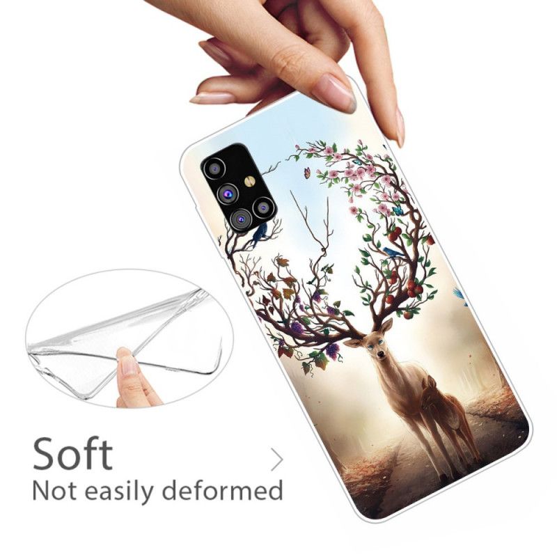 Coque Samsung Galaxy M51 Flexible Cerf