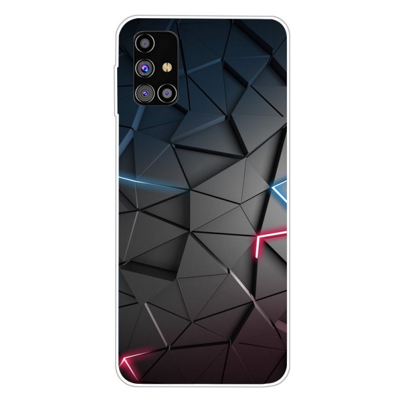 Coque Samsung Galaxy M51 Flexible Géométrie