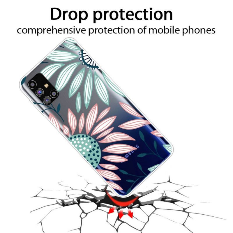 Coque Samsung Galaxy M51 Florale Premium