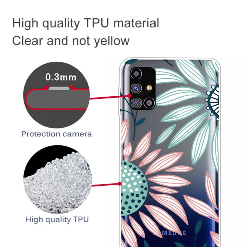 Coque Samsung Galaxy M51 Florale Premium