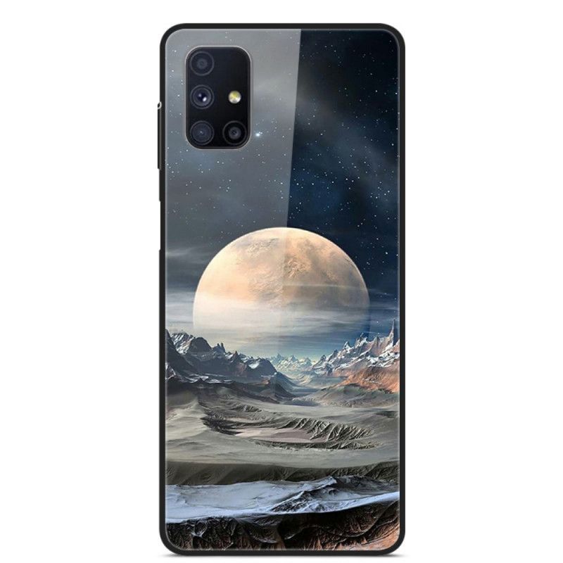 Coque Samsung Galaxy M51 Hybride Lune De L'espace