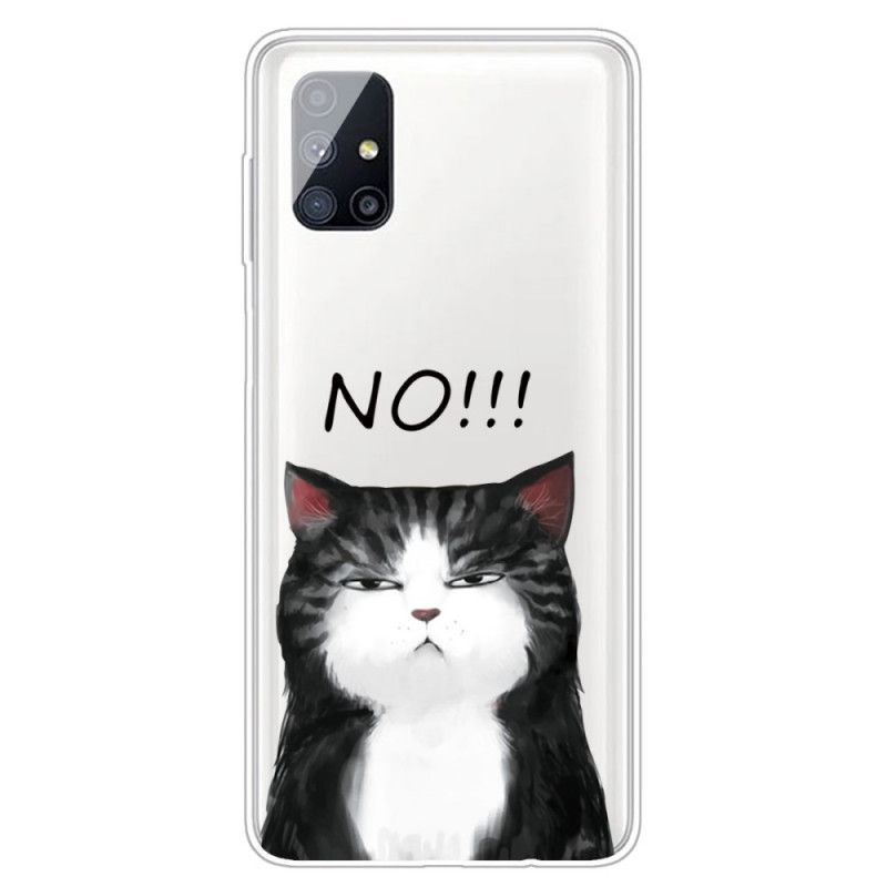 Coque Samsung Galaxy M51 Le Chat Qui Dit Non