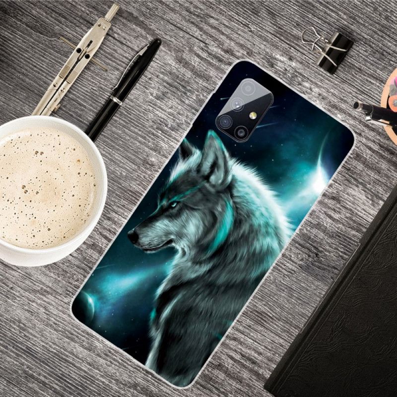 Coque Samsung Galaxy M51 Loup Royal