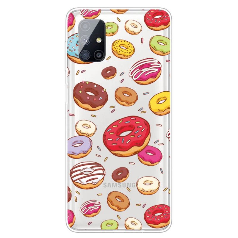 Coque Samsung Galaxy M51 Love Donuts