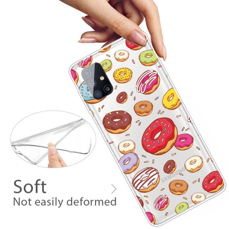 Coque Samsung Galaxy M51 Love Donuts