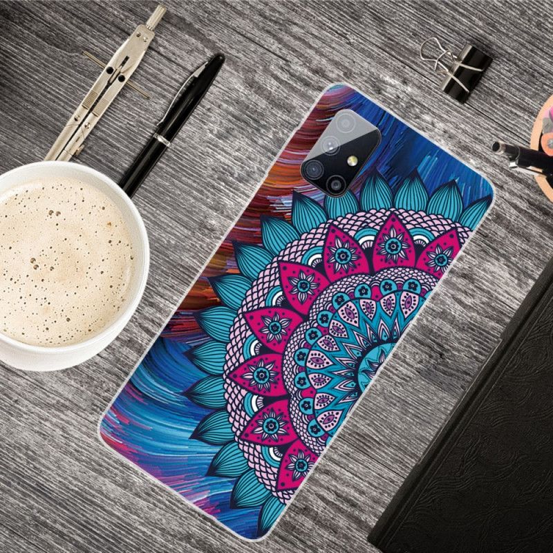 Coque Samsung Galaxy M51 Mandala Coloré