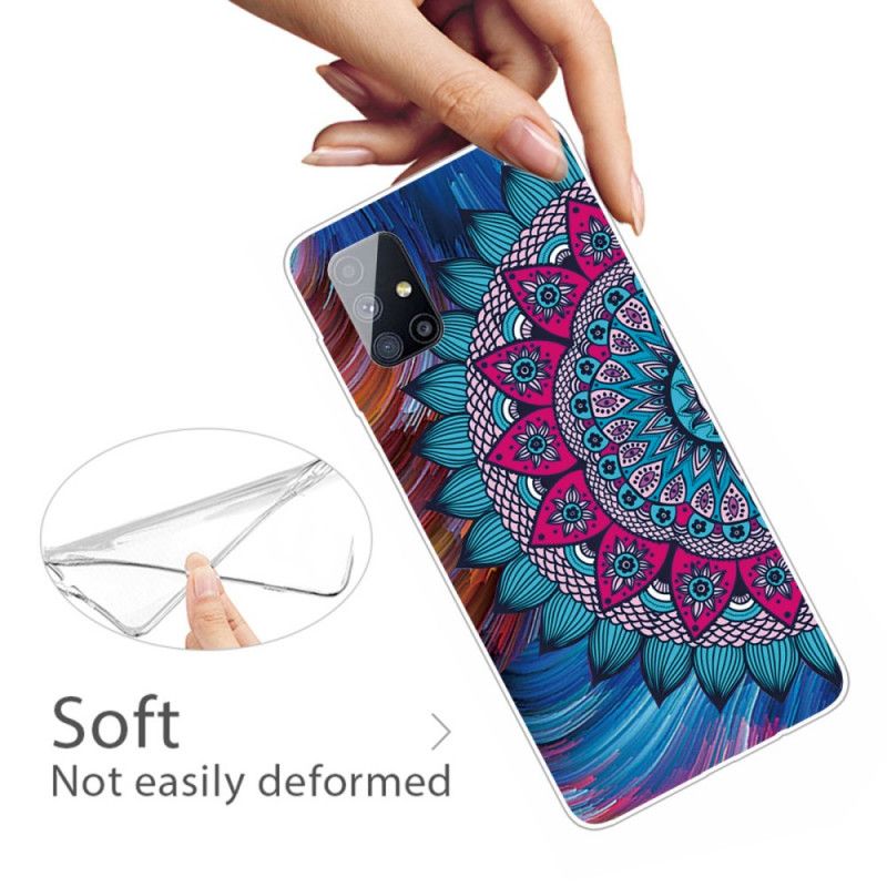 Coque Samsung Galaxy M51 Mandala Coloré