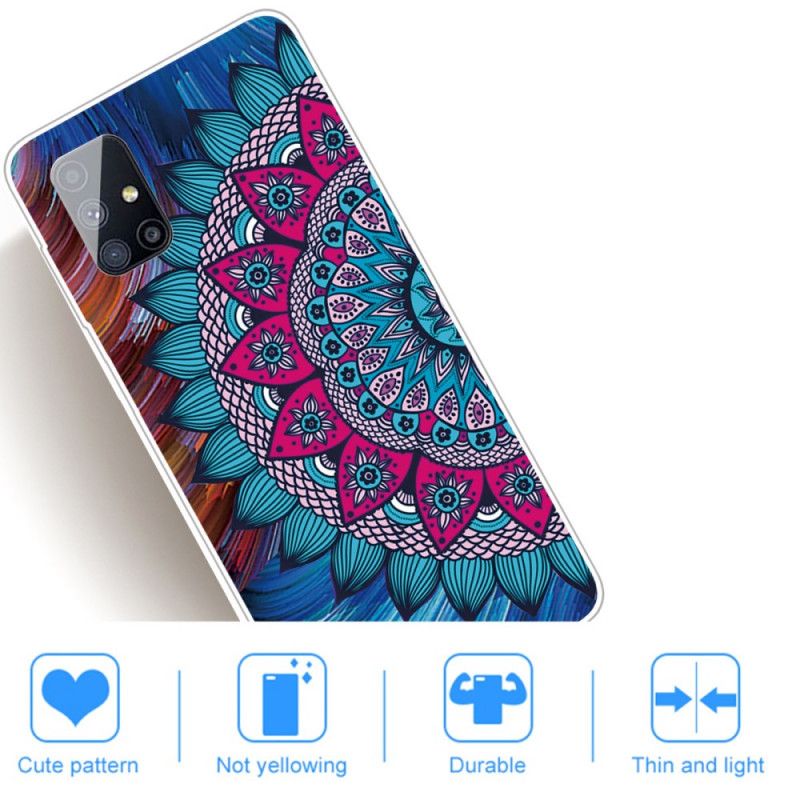 Coque Samsung Galaxy M51 Mandala Coloré