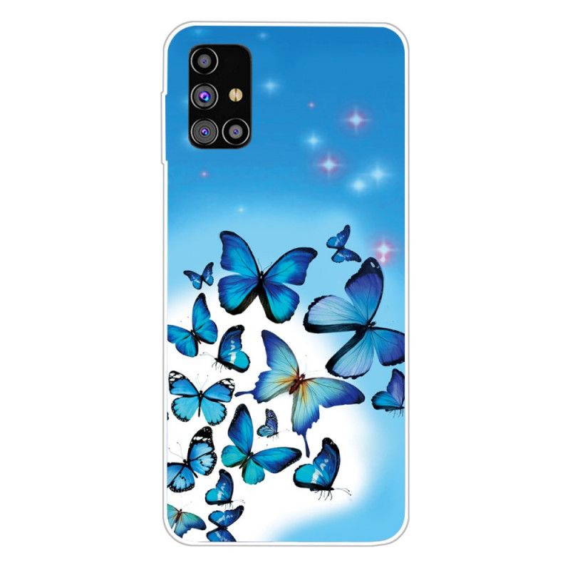 Coque Samsung Galaxy M51 Papillons Papillons