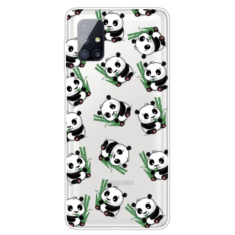 Coque Samsung Galaxy M51 Petits Pandas