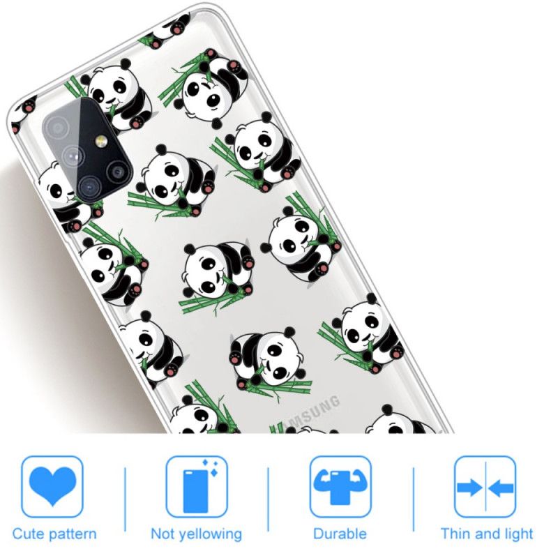 Coque Samsung Galaxy M51 Petits Pandas