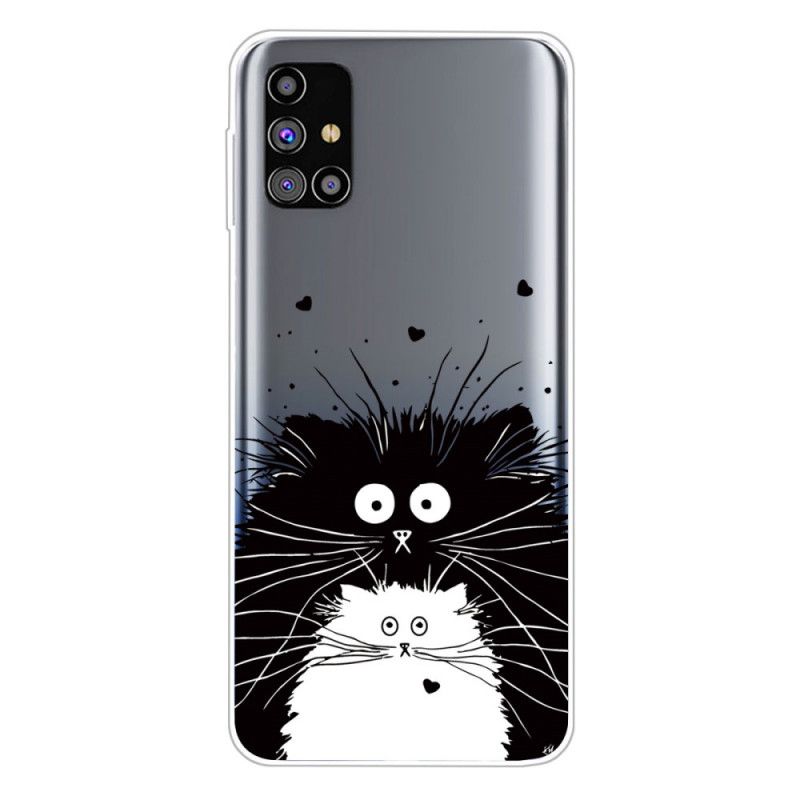 Coque Samsung Galaxy M51 Regarde Les Chats