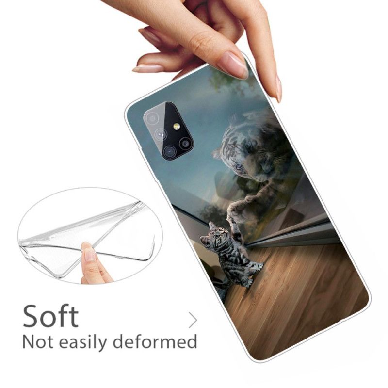 Coque Samsung Galaxy M51 Rêve De Chaton