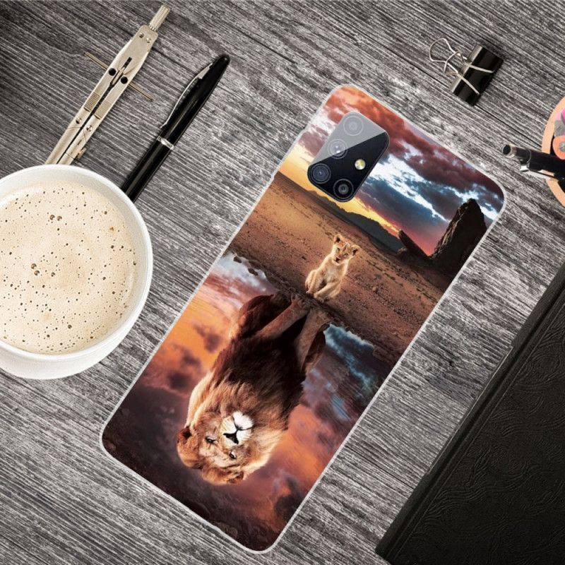 Coque Samsung Galaxy M51 Rêve De Lionceau