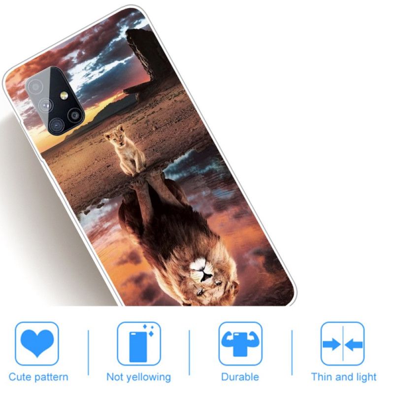 Coque Samsung Galaxy M51 Rêve De Lionceau