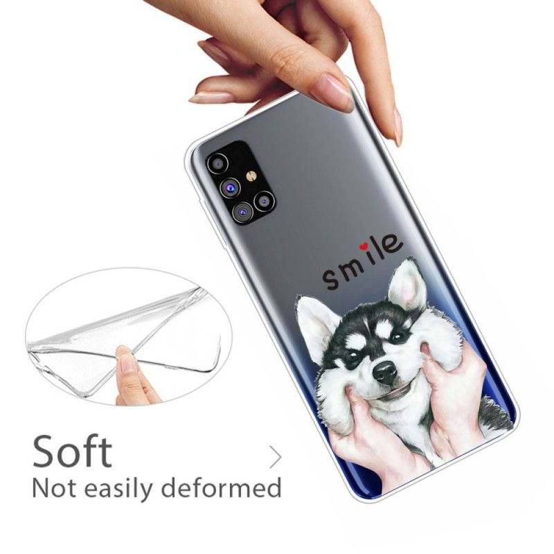 Coque Samsung Galaxy M51 Smile Dog