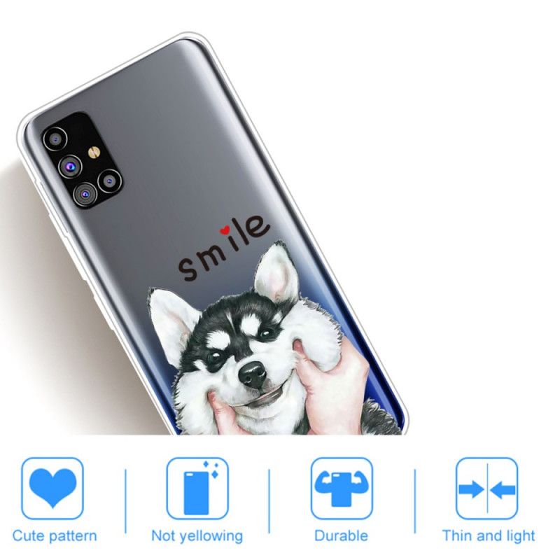 Coque Samsung Galaxy M51 Smile Dog