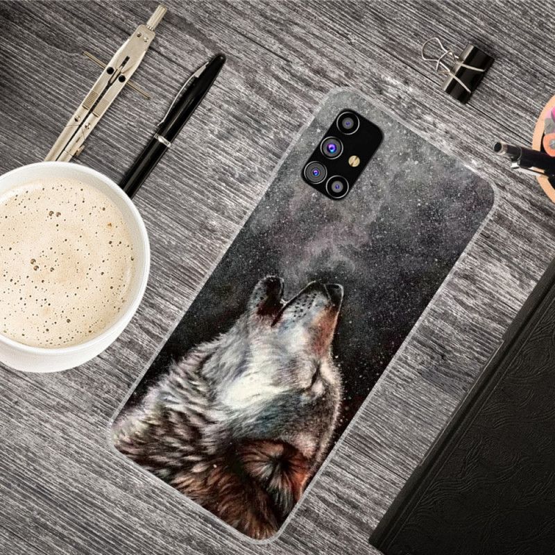 Coque Samsung Galaxy M51 Sublime Loup