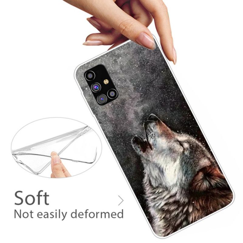 Coque Samsung Galaxy M51 Sublime Loup