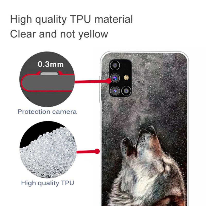 Coque Samsung Galaxy M51 Sublime Loup