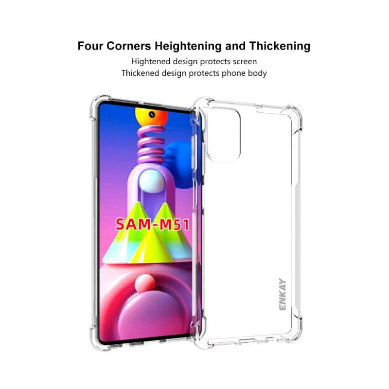 Coque Samsung Galaxy M51 Transparente Enkay