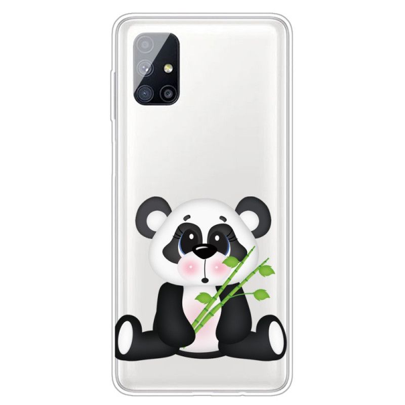 Coque Samsung Galaxy M51 Transparente Panda Triste