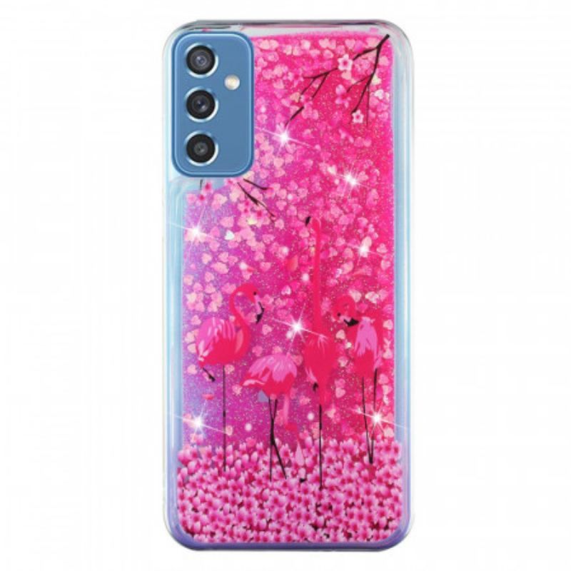 Coque Samsung Galaxy M52 5G Rose Éternel