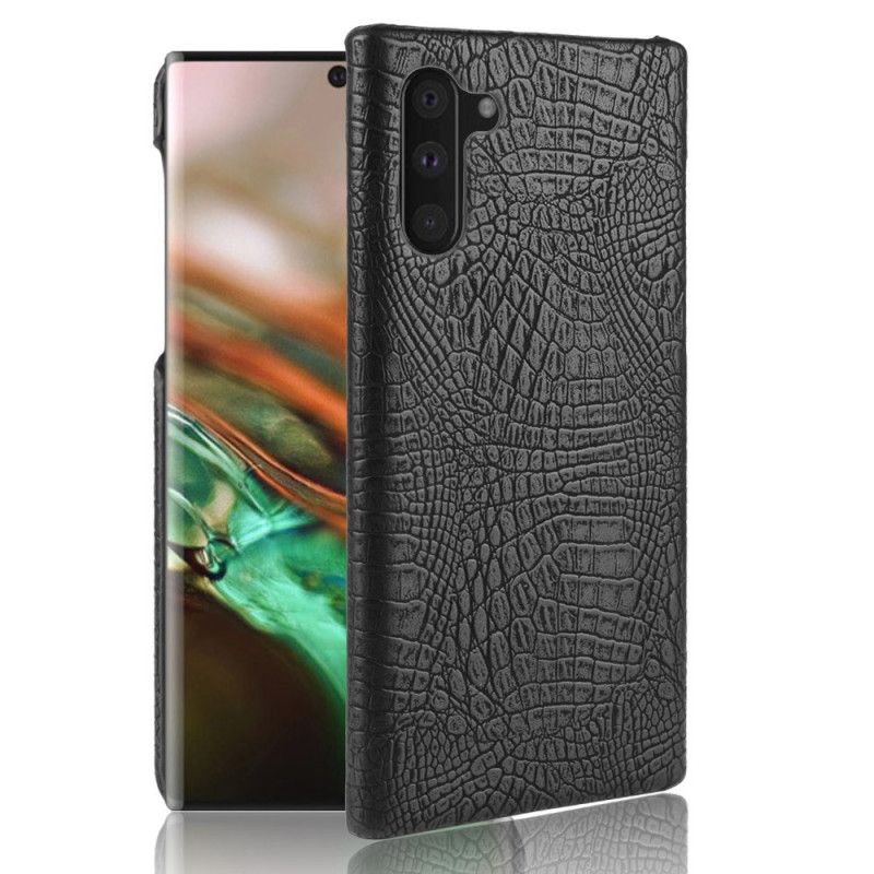 Coque Samsung Galaxy Note 10 Effet Peau De Crocodile