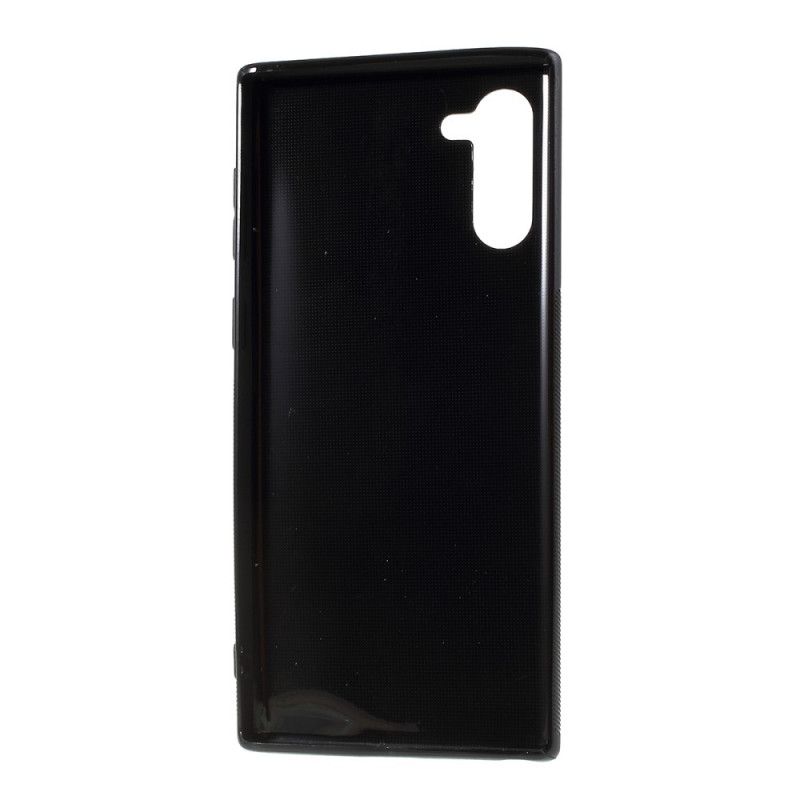 Coque Samsung Galaxy Note 10 Fibre Carbone Élégance