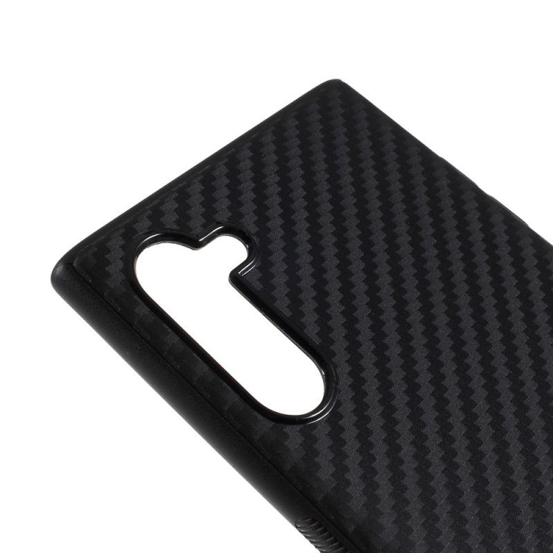 Coque Samsung Galaxy Note 10 Fibre Carbone Élégance