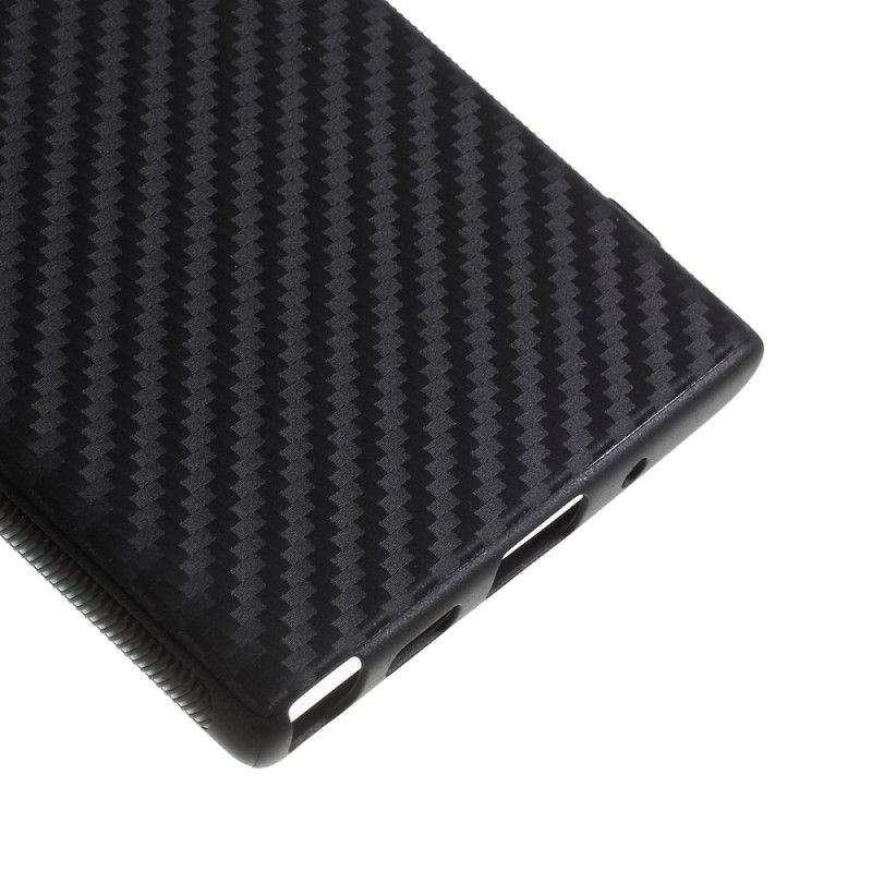 Coque Samsung Galaxy Note 10 Fibre Carbone Élégance