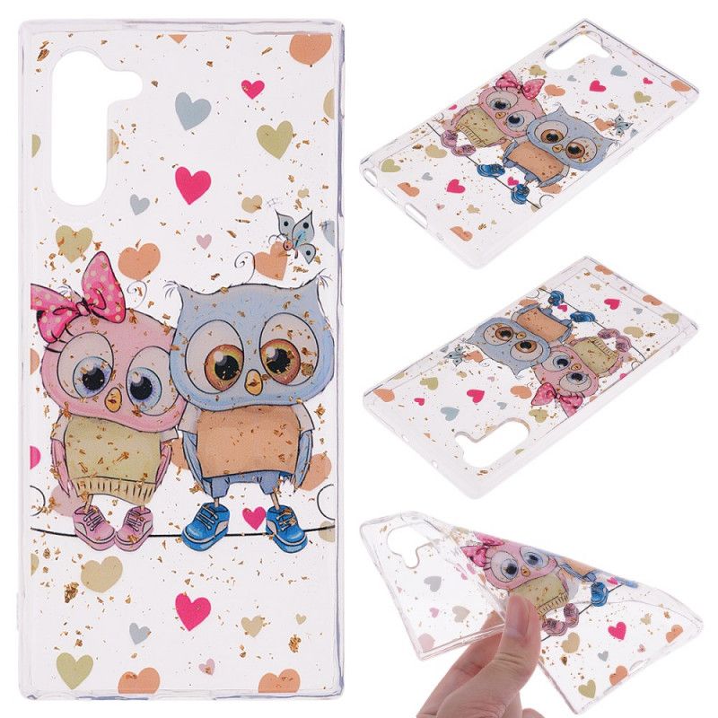 Coque Samsung Galaxy Note 10 Hiboux Cute