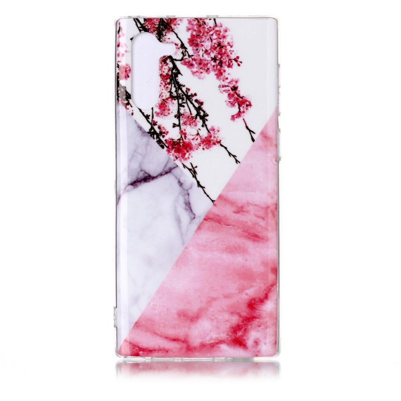 Coque Samsung Galaxy Note 10 Incroyable Marbre Floral