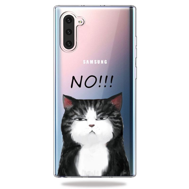 Coque Samsung Galaxy Note 10 Le Chat Qui Dit Non