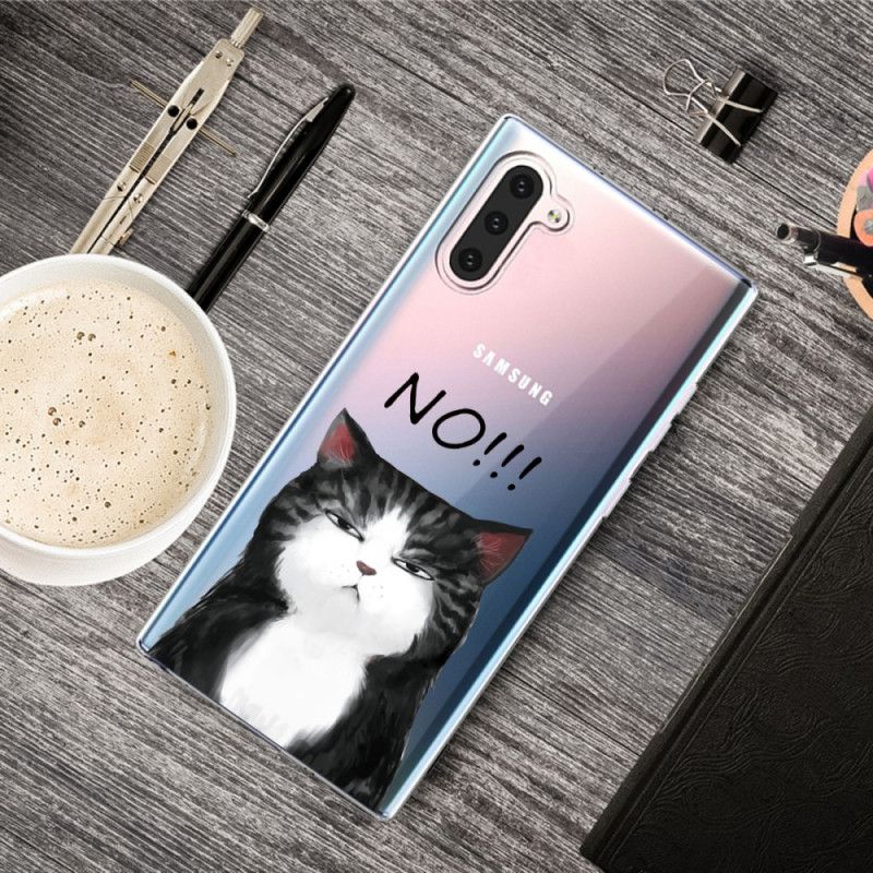 Coque Samsung Galaxy Note 10 Le Chat Qui Dit Non