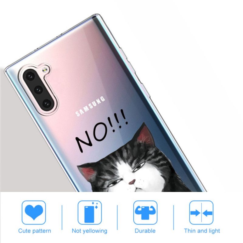 Coque Samsung Galaxy Note 10 Le Chat Qui Dit Non
