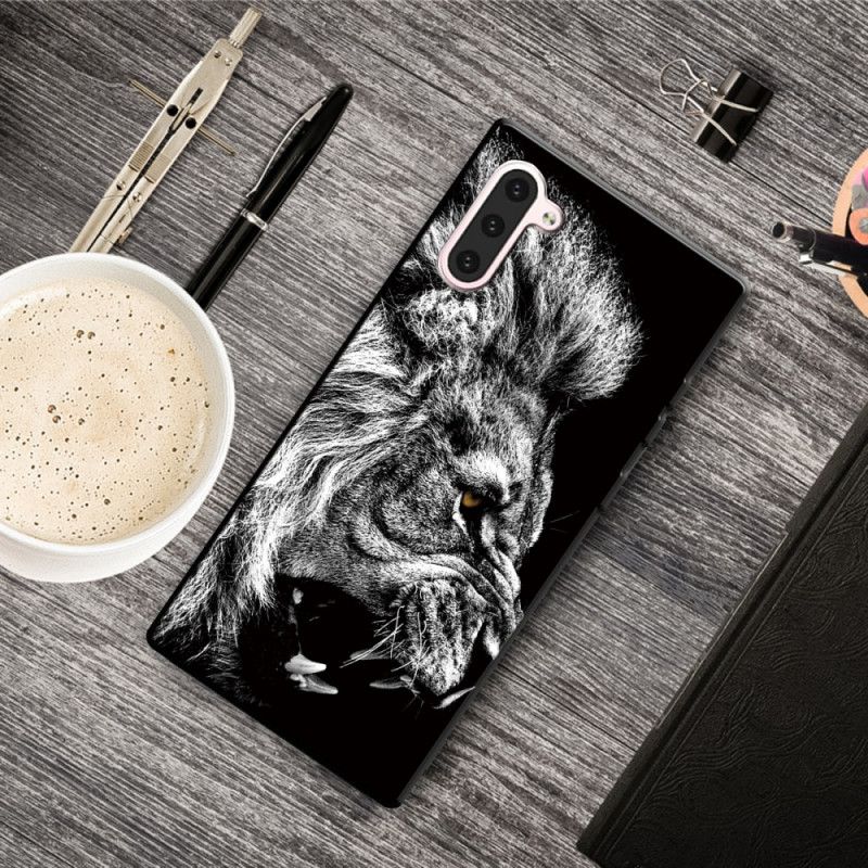 Coque Samsung Galaxy Note 10 Lion Féroce