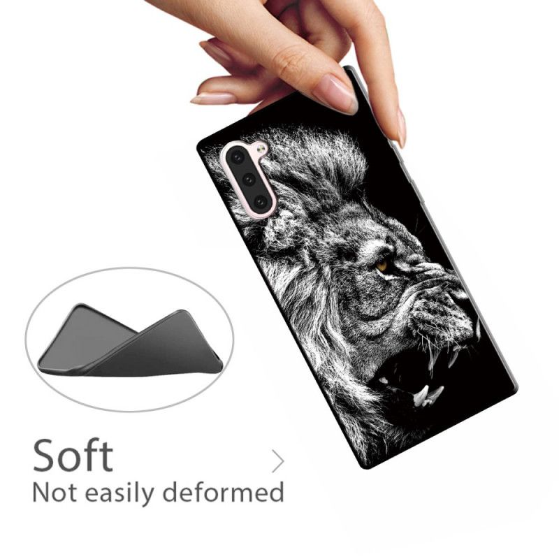Coque Samsung Galaxy Note 10 Lion Féroce