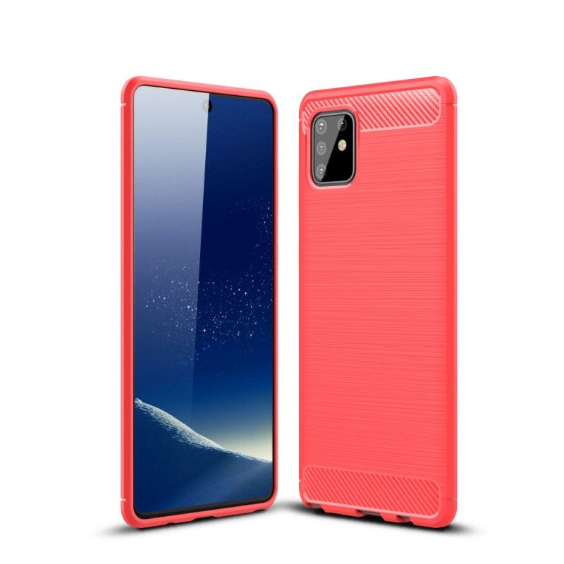 Coque Samsung Galaxy Note 10 Lite Fibre Carbone Brossée