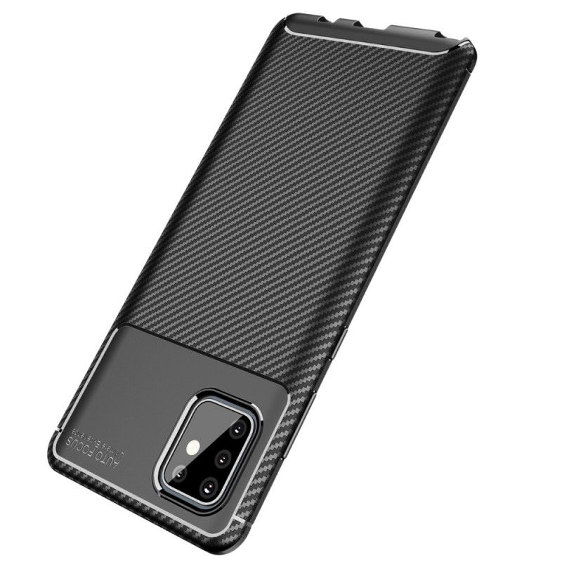 Coque Samsung Galaxy Note 10 Lite Flexible Texture Fibre Carbone