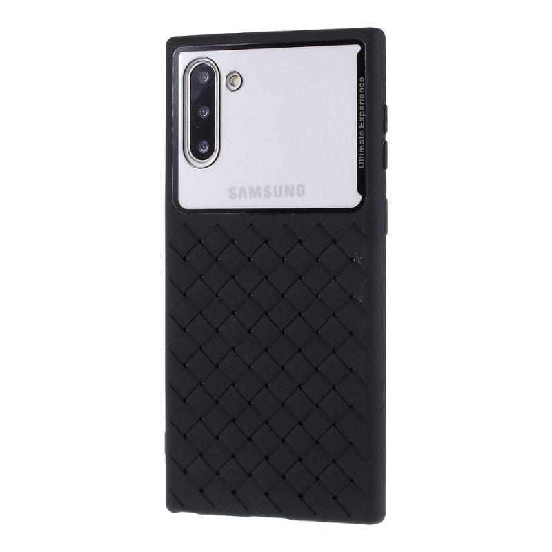 Coque Samsung Galaxy Note 10 Motif Tissage